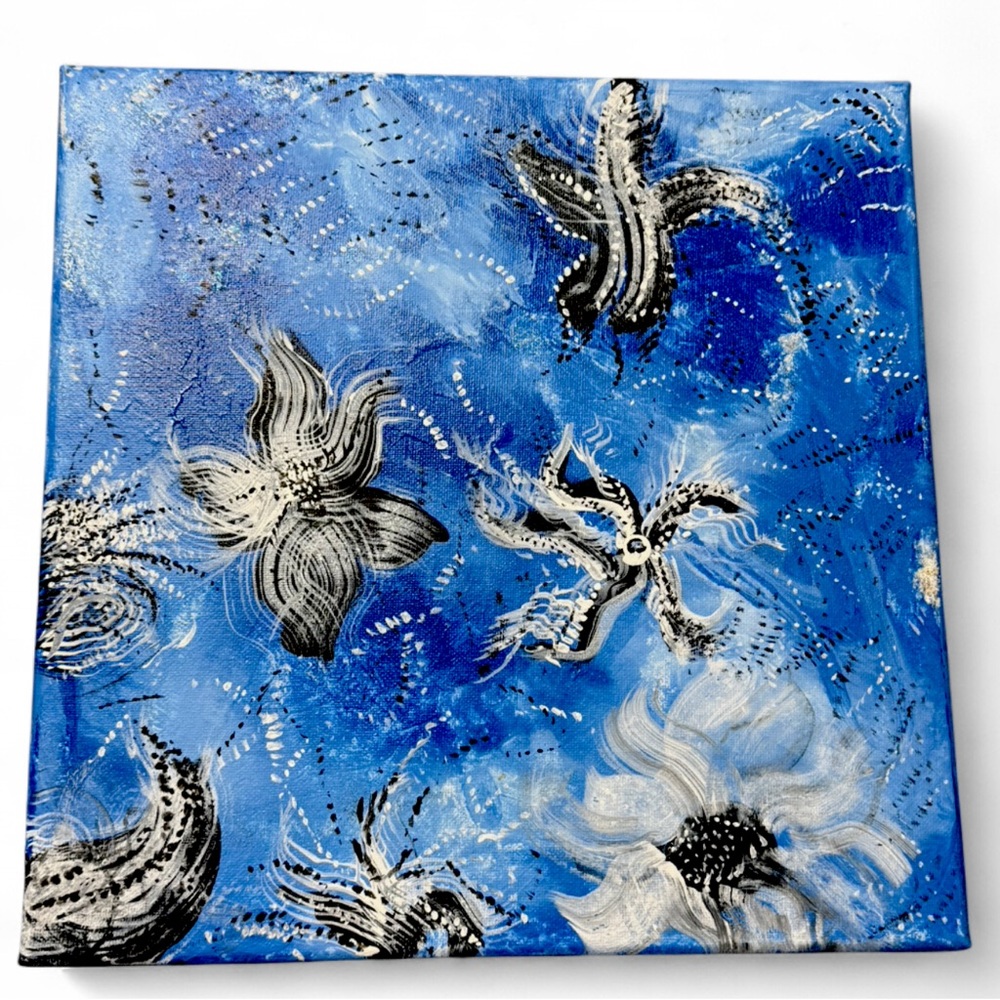 ✨ Original Abstract 8x8 Canvas Painting